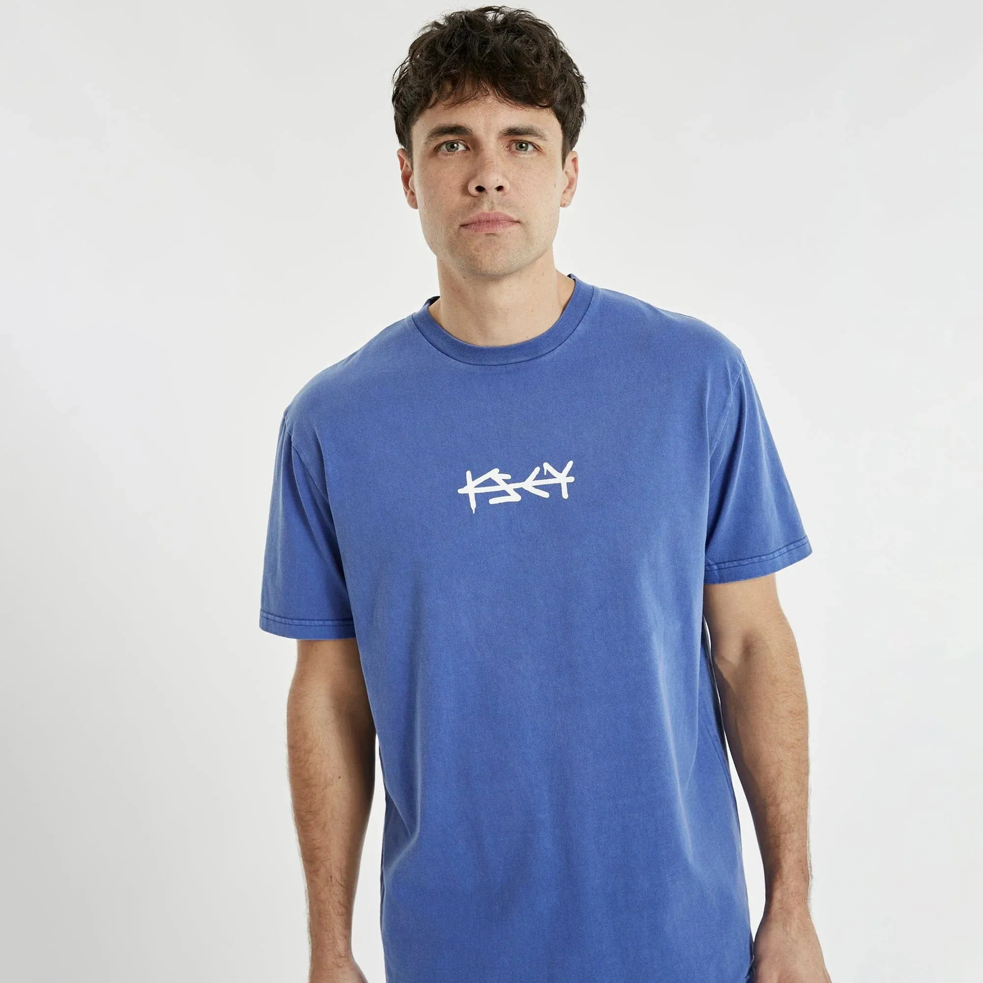 Krueger Relaxed Tee - Pigment Ultramarine