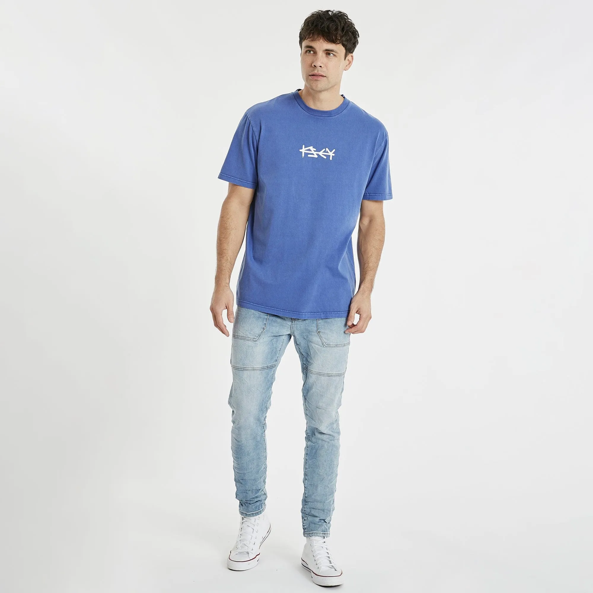 Krueger Relaxed Tee - Pigment Ultramarine