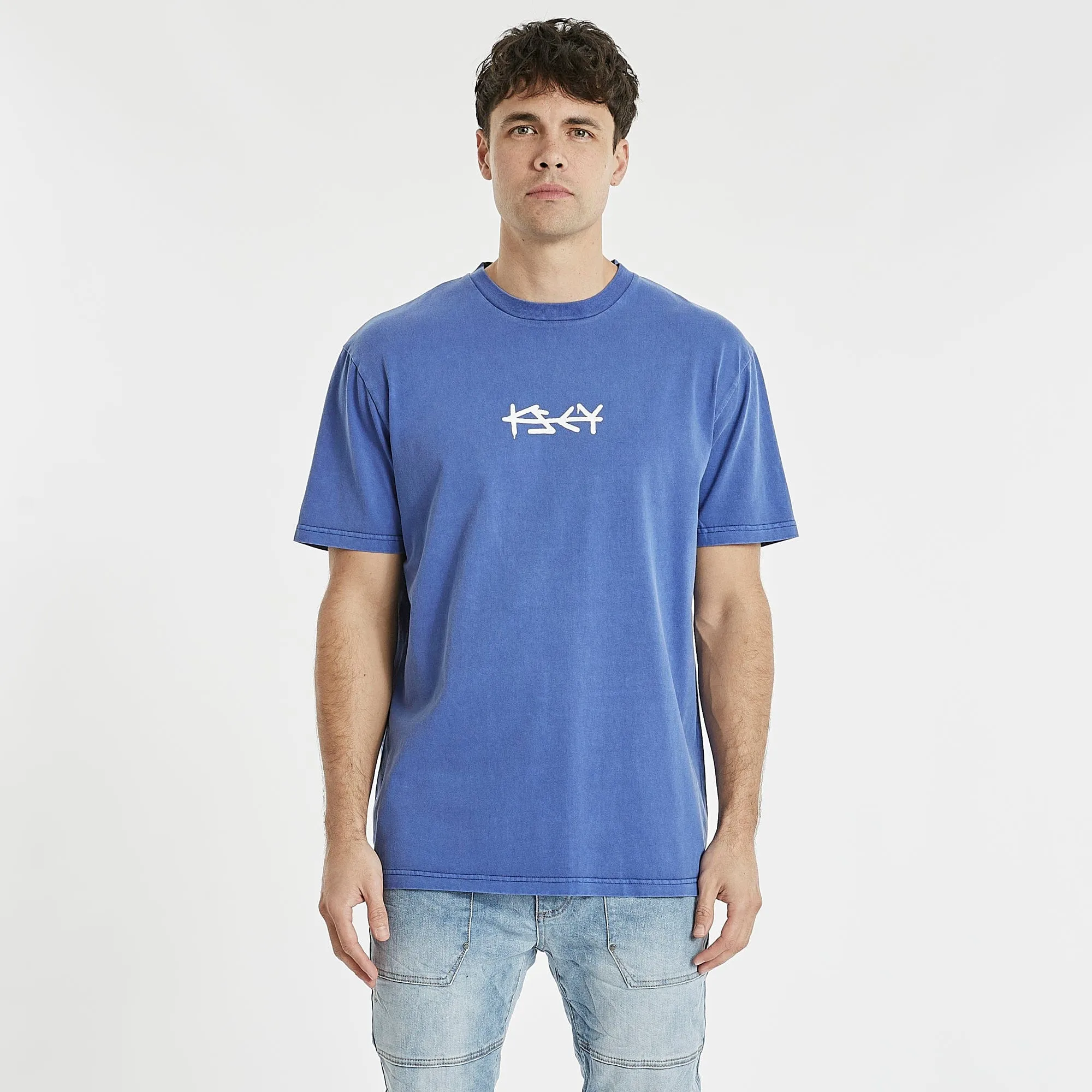 Krueger Relaxed Tee - Pigment Ultramarine