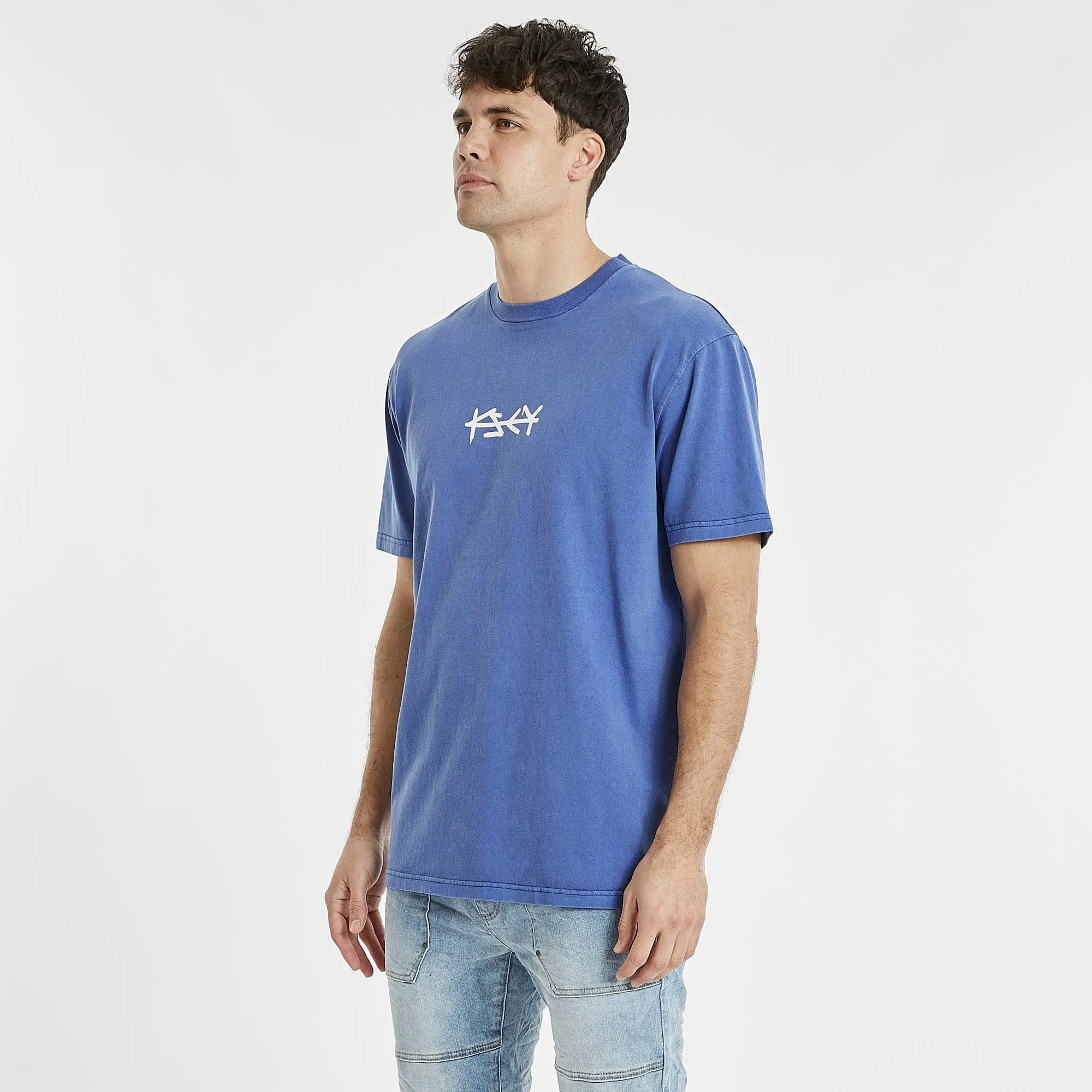 Krueger Relaxed Tee - Pigment Ultramarine