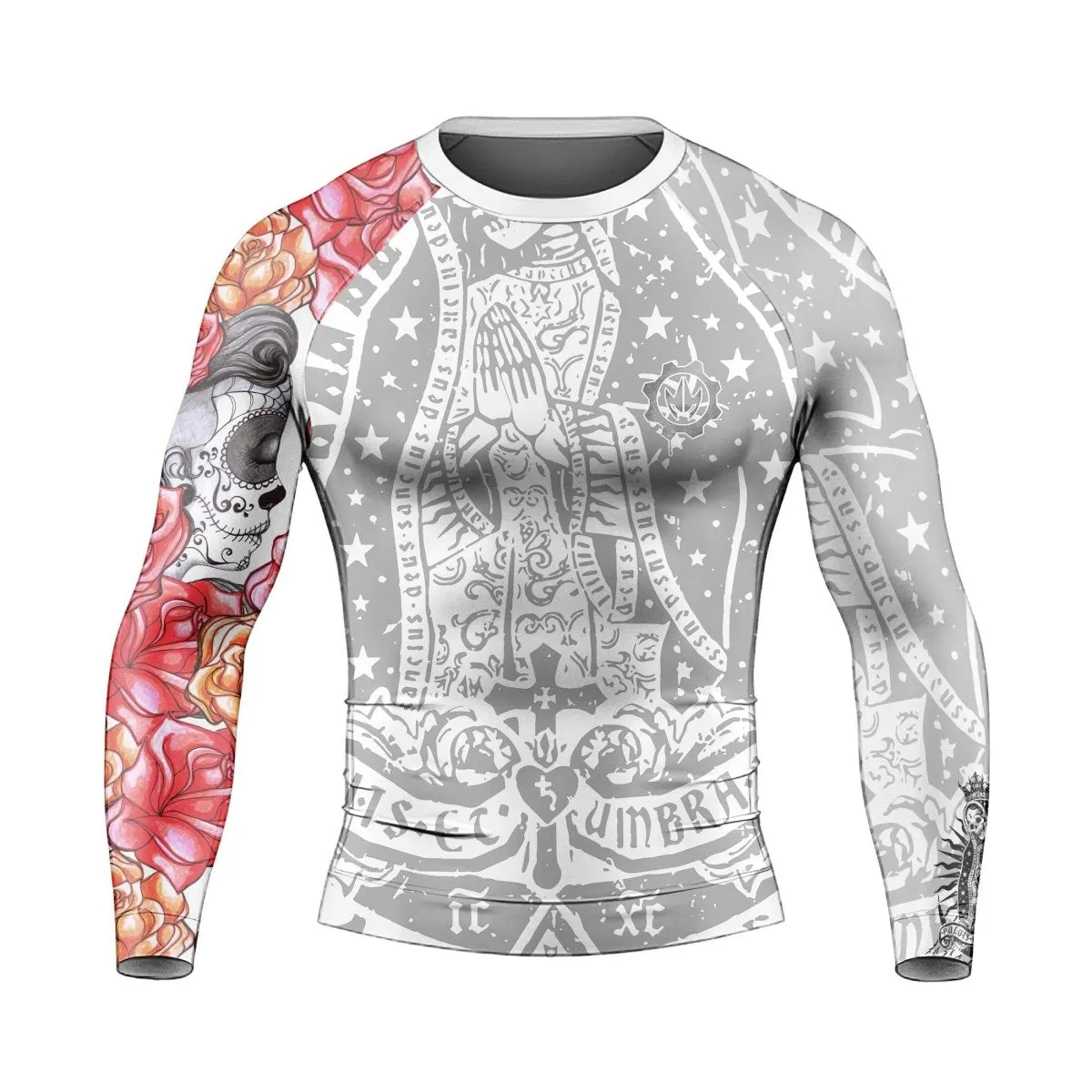 La Santa Muerte Men's Long Sleeve Rash Guard
