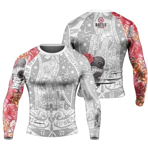 La Santa Muerte Men's Long Sleeve Rash Guard