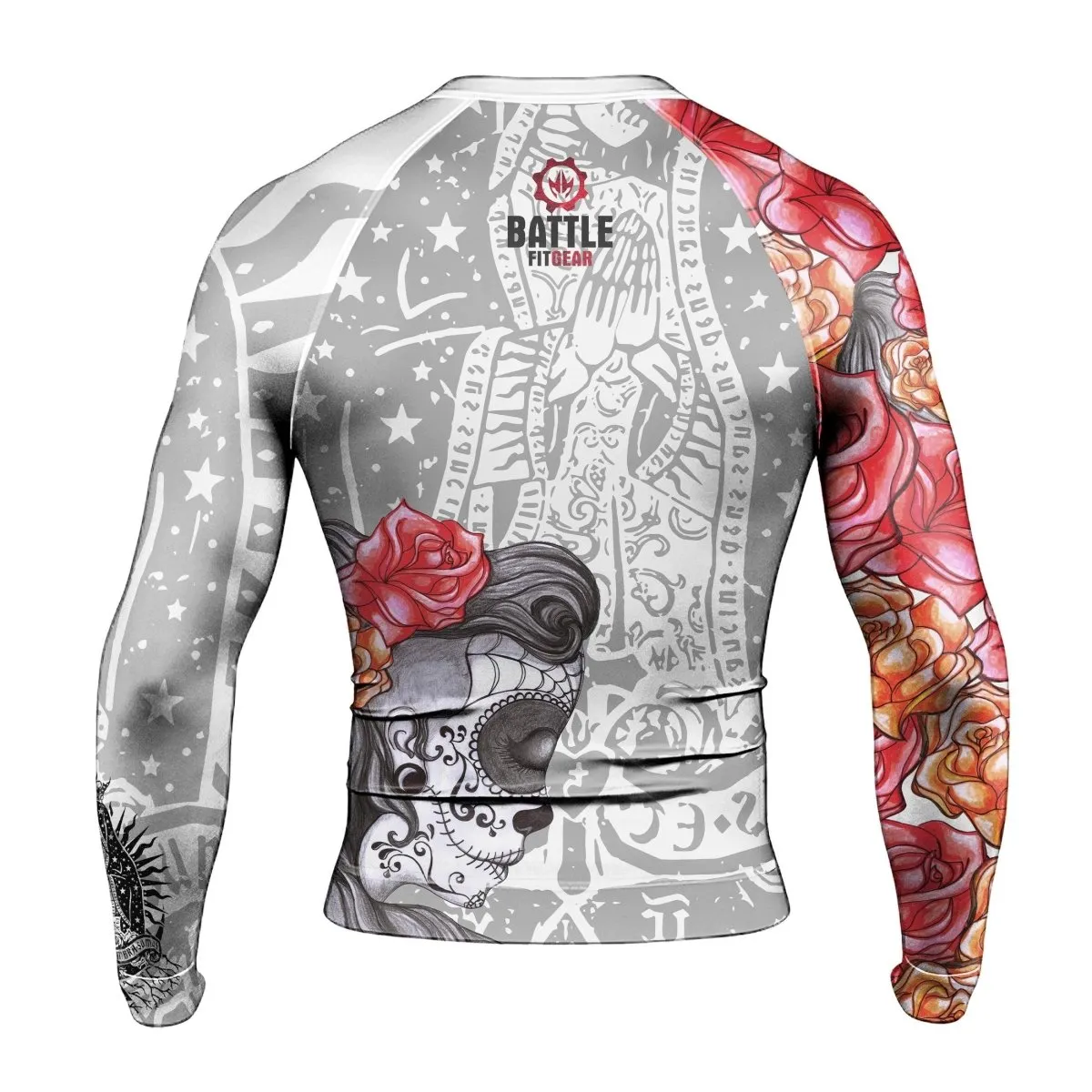 La Santa Muerte Men's Long Sleeve Rash Guard