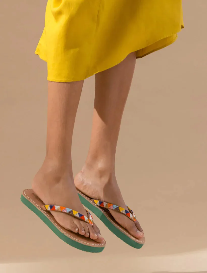 *LAST ONE!* Laidback London Seri Sandal in Tribal
