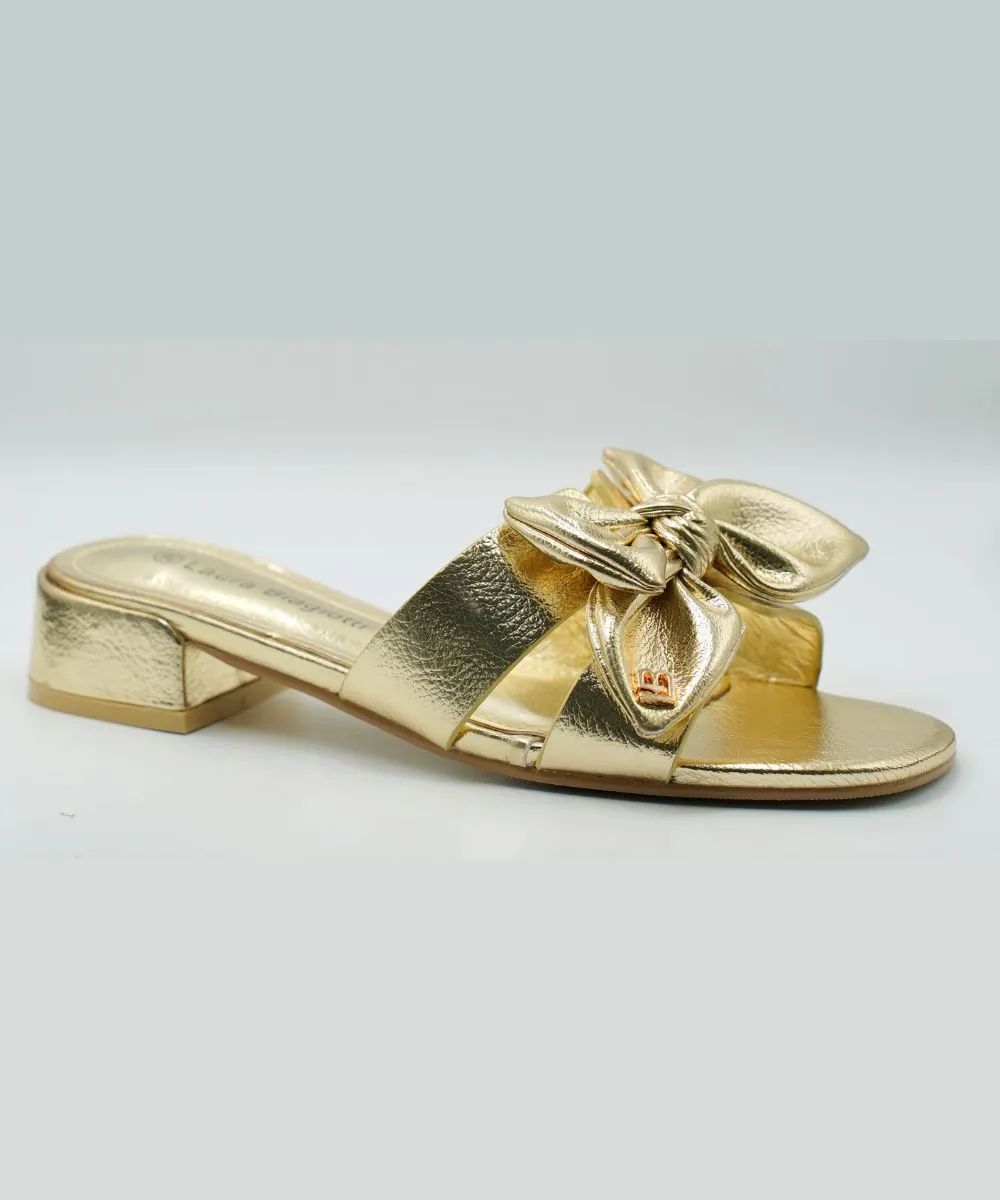 LAURA BIAGOTTI SANDALS WITH BOW