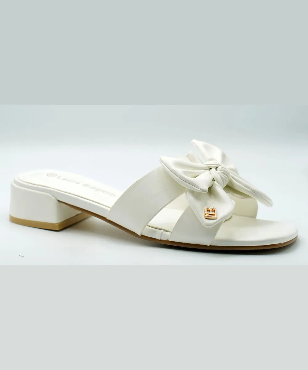 LAURA BIAGOTTI SANDALS WITH BOW