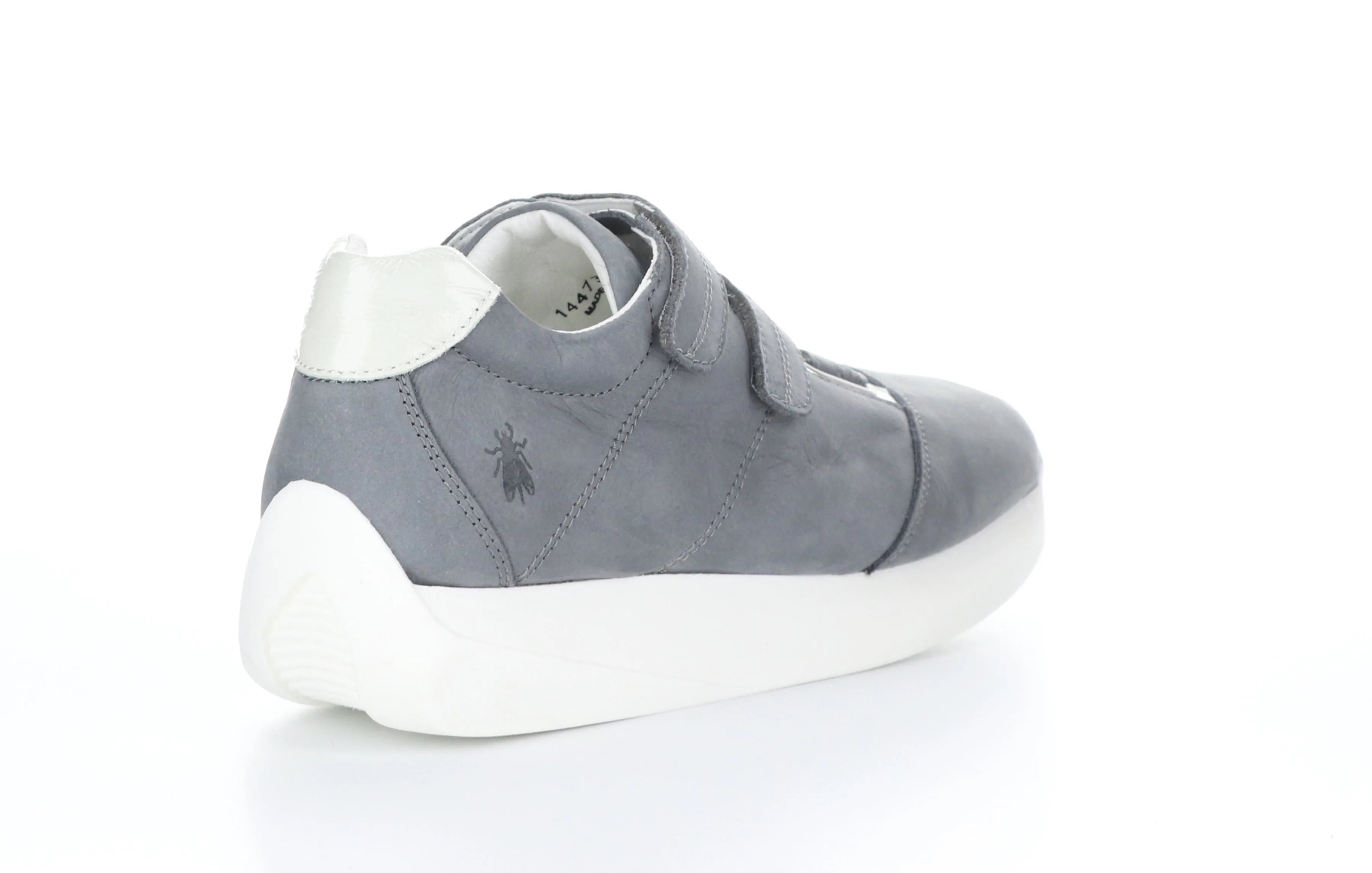 LECK732FLY Long Blue Grey/Off White Velcro Trainers