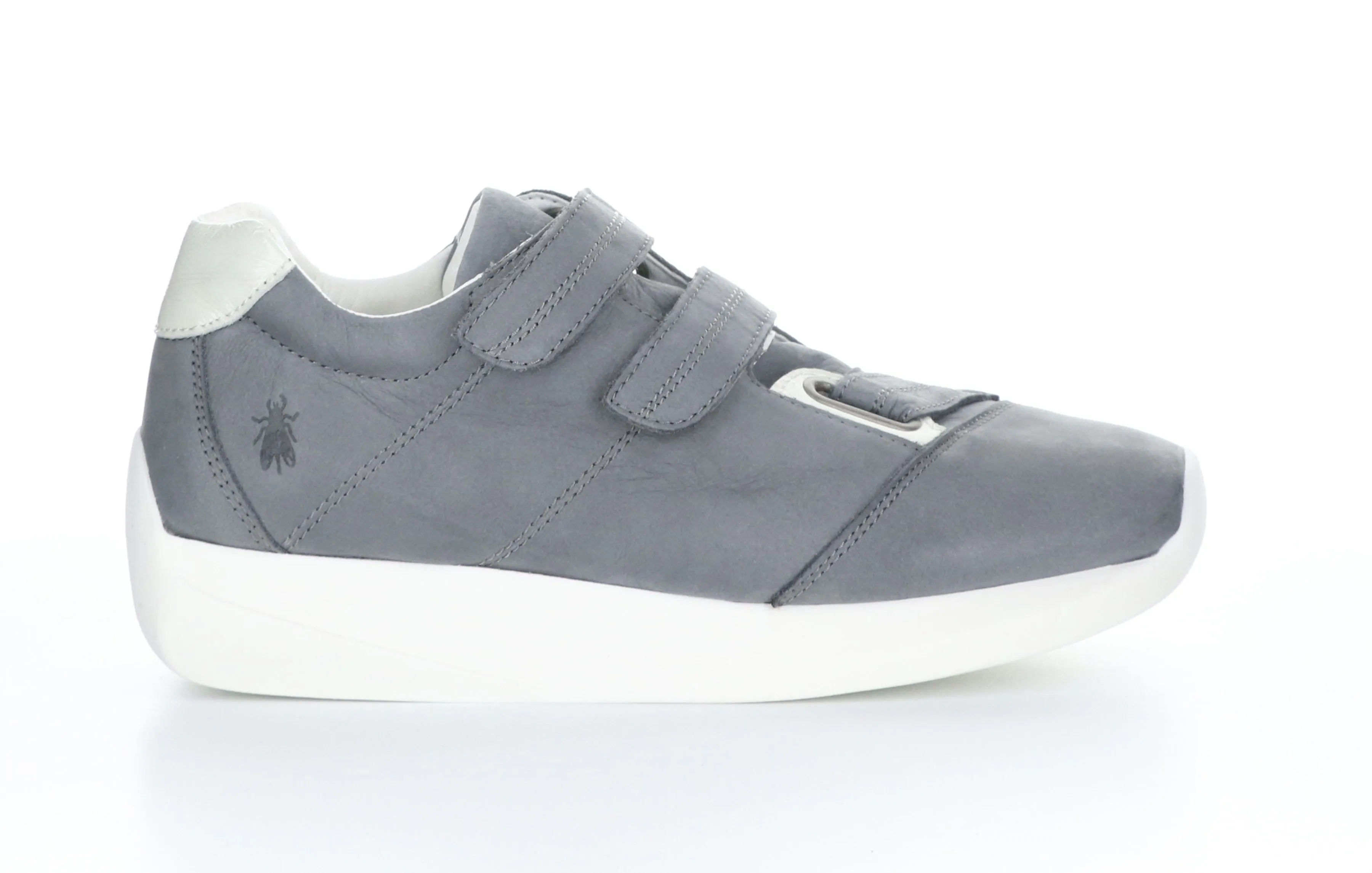 LECK732FLY Long Blue Grey/Off White Velcro Trainers