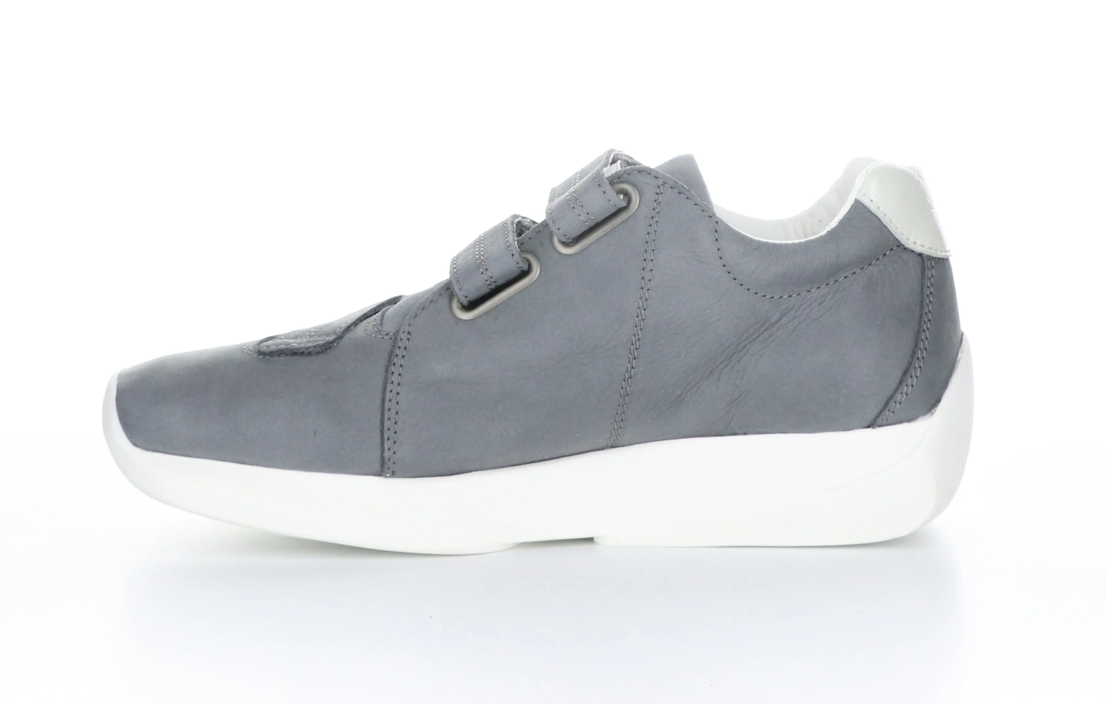 LECK732FLY Long Blue Grey/Off White Velcro Trainers