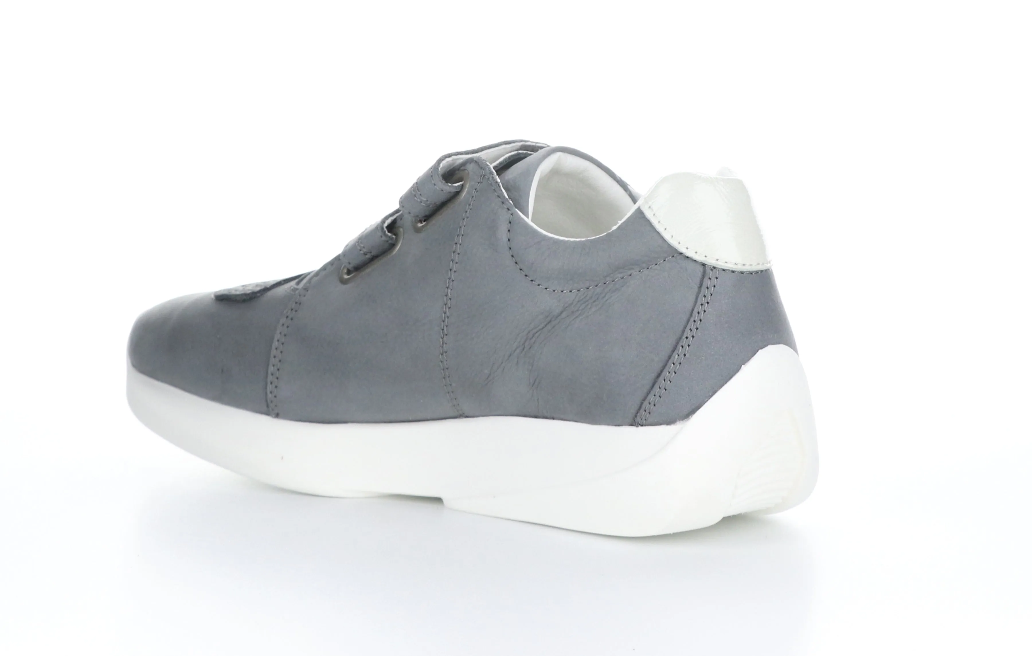 LECK732FLY Long Blue Grey/Off White Velcro Trainers