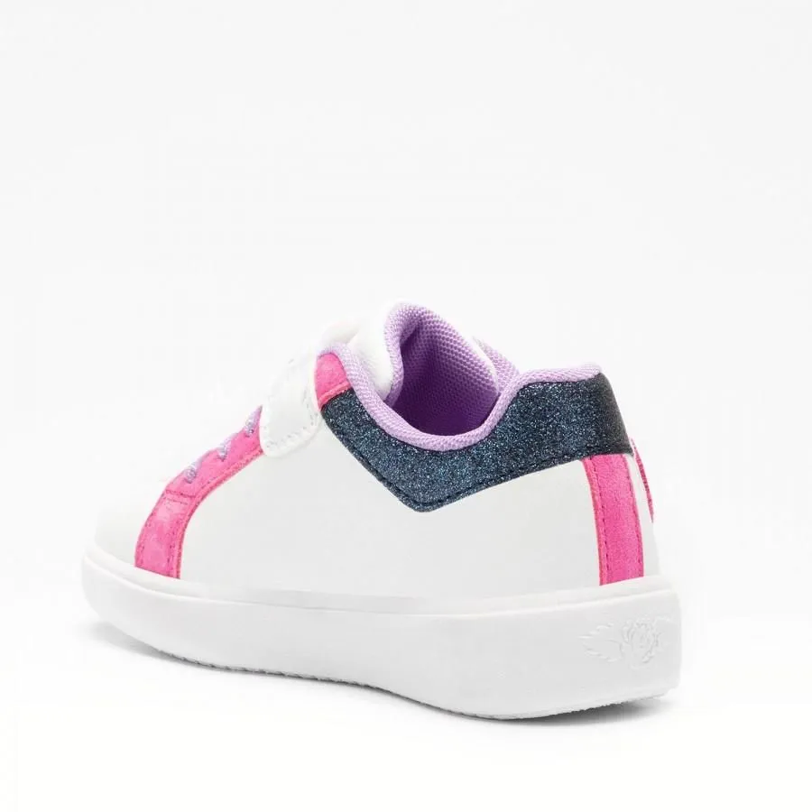 Lelli Kelly Girls Petra Trainer Bianco/Fuxia
