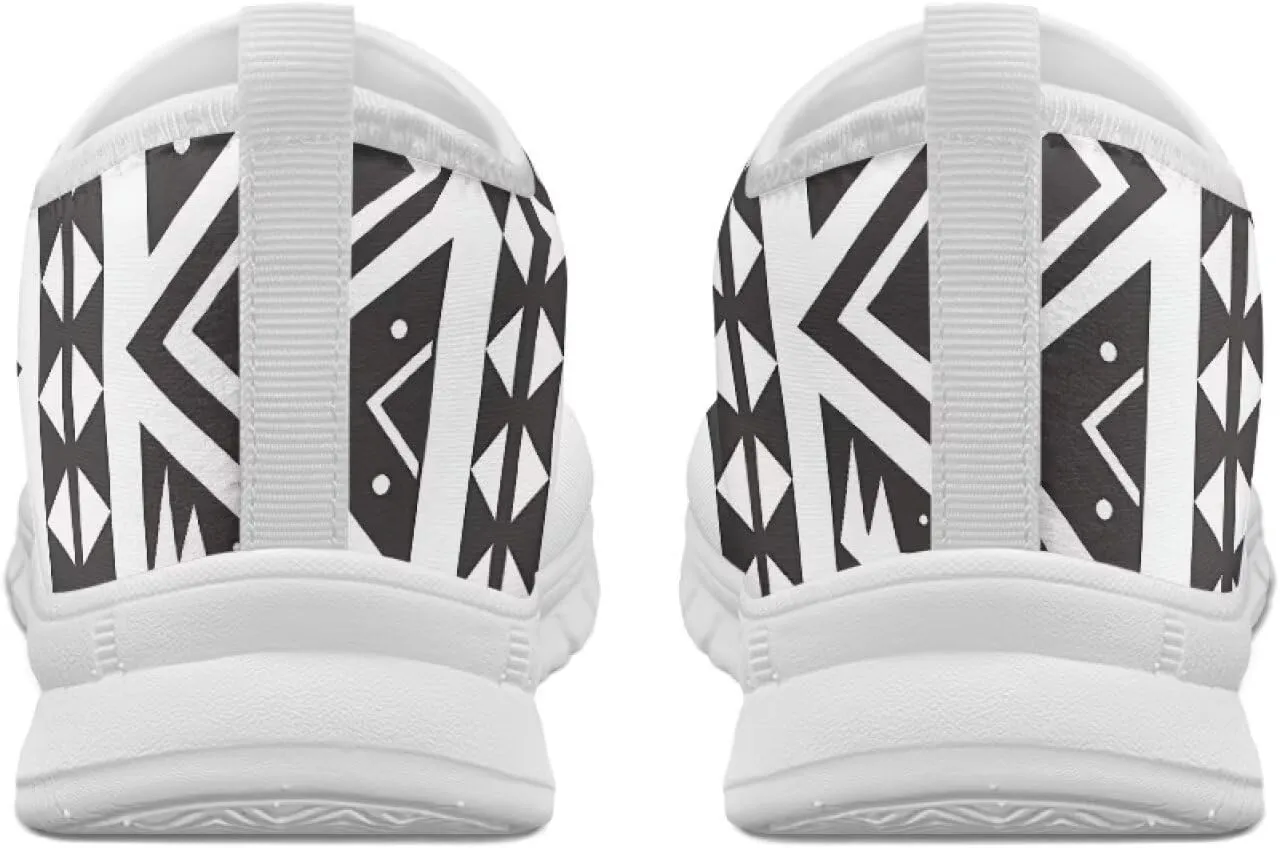 Men's Running Shoes Lightweight Breathable Walking Sneakers EVA Fashion Non Slip Athletic Shoe for Fitness Workout Size 5-14 White Sole