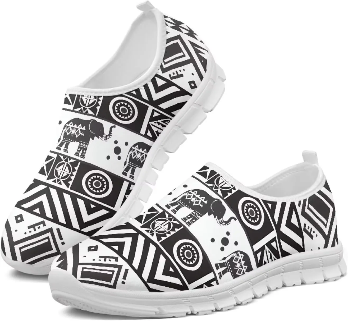 Men's Running Shoes Lightweight Breathable Walking Sneakers EVA Fashion Non Slip Athletic Shoe for Fitness Workout Size 5-14 White Sole