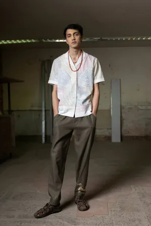 Multicolor Kantha Camp Shirt