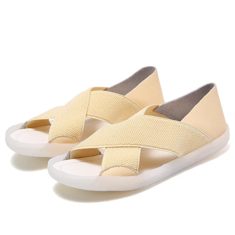 Nanccy Cross-soft Soled Lightweight Sandals