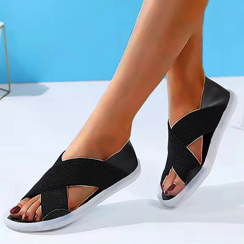Nanccy Cross-soft Soled Lightweight Sandals