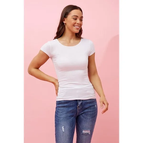 NATALIE SOLID T-SHIRT