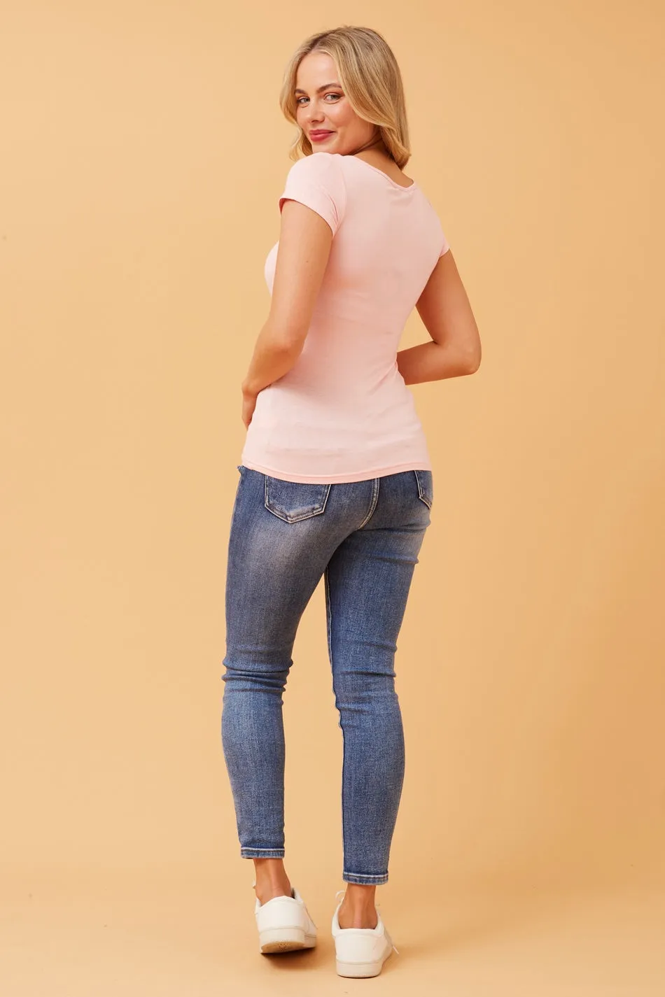 NATALIE SOLID T-SHIRT
