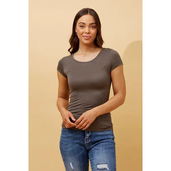 NATALIE SOLID T-SHIRT