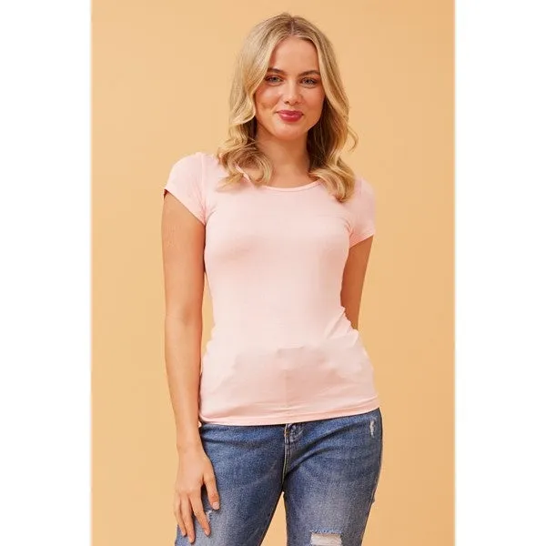 NATALIE SOLID T-SHIRT
