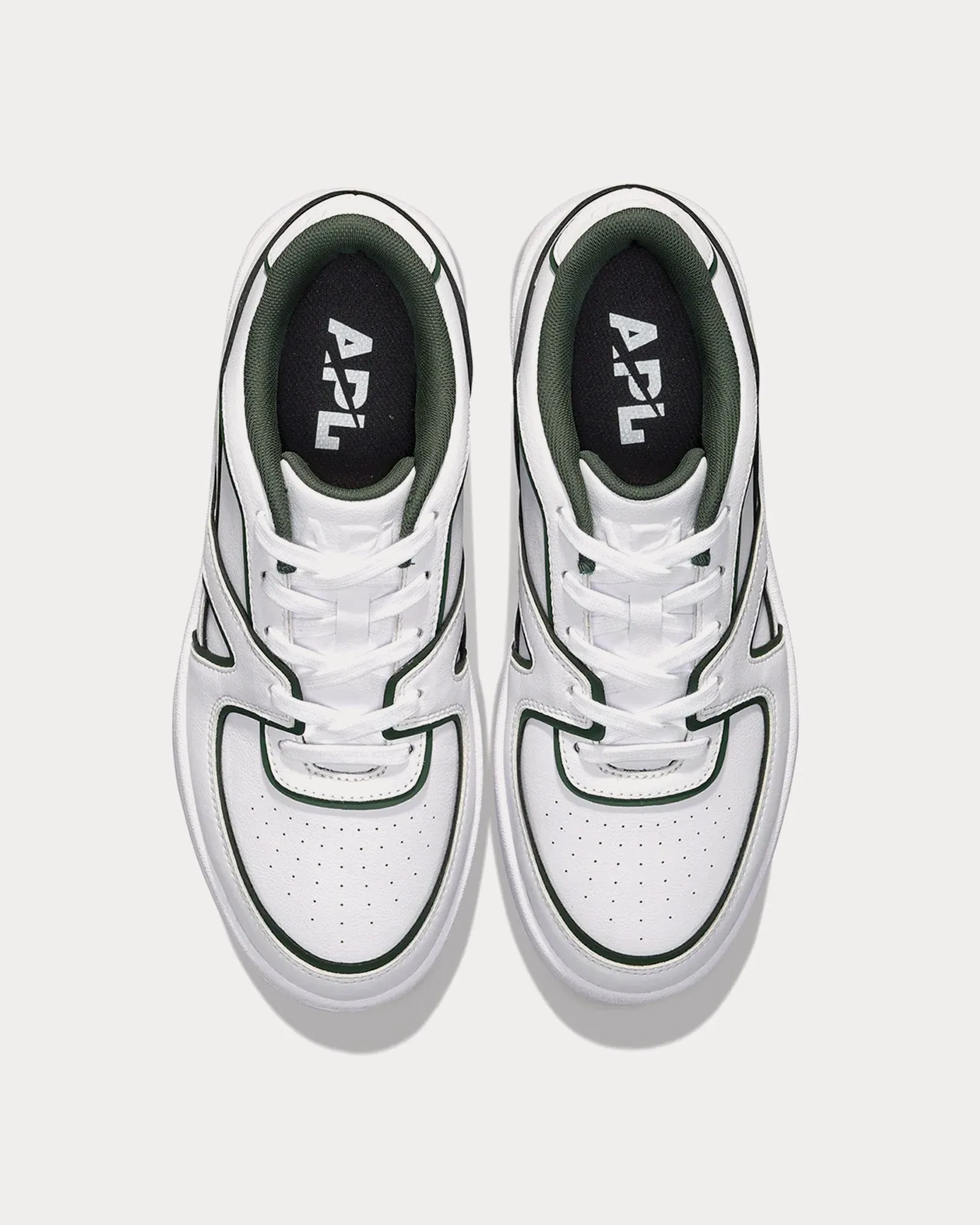Nostalgia '87 White / Dark Green Low Top Sneakers