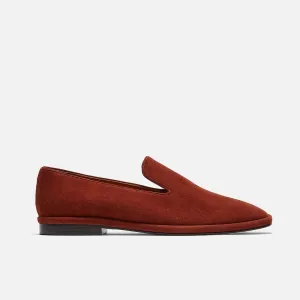 OLYMPIA, suede brick || OUTLET