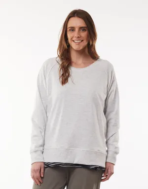 Plus Size Elm Fundamental Sydney Crew - Silver Grey