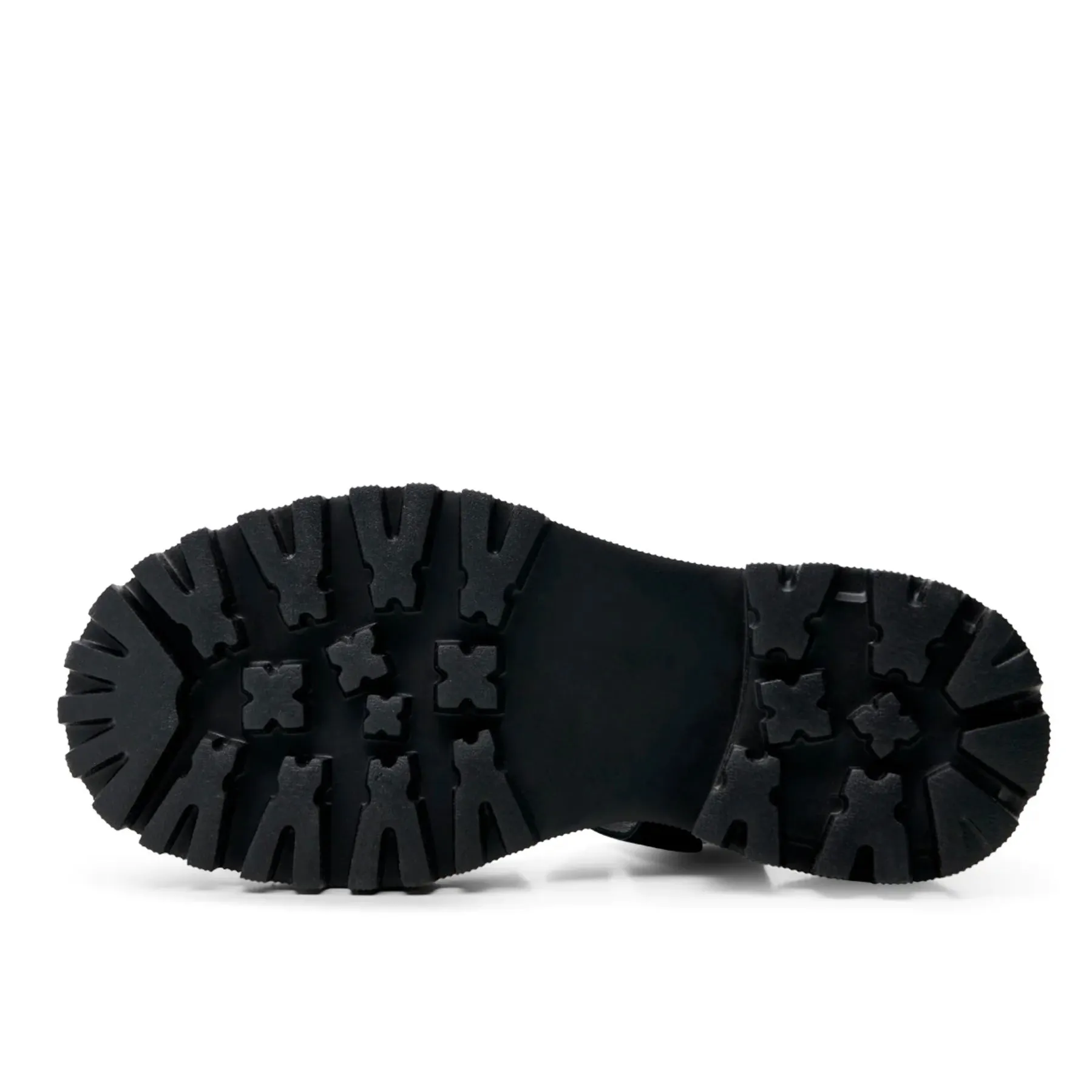 Posey Fisherman Black Leather Sandal