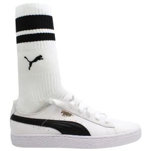 Puma Basket Sock Style Womens White Trainers