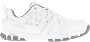 Reebok Work Men's RB4015 Sublite Athletic Soft Toe Work Shoe Black with Grey Trim Safety