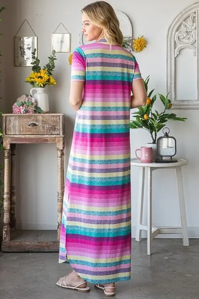 Relaxed Vibes Striped Maxi Dress