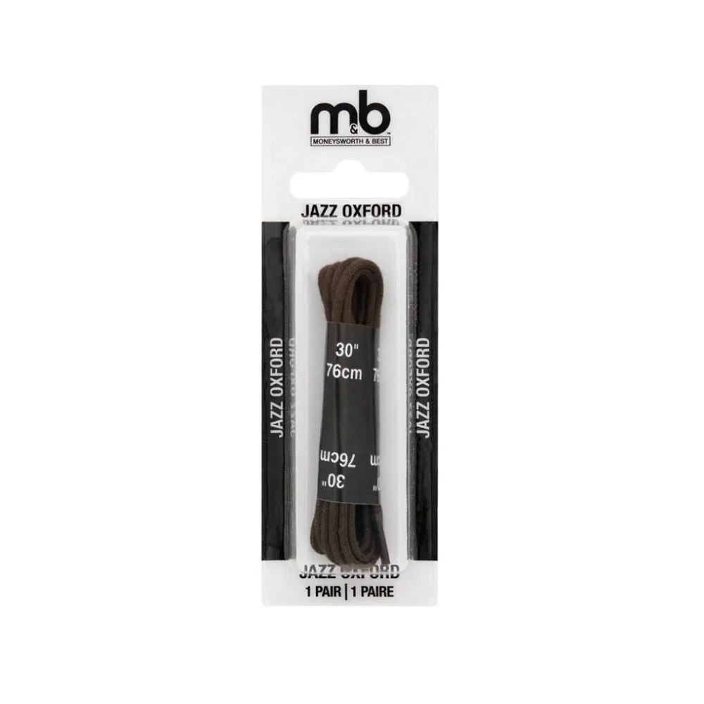 Round Jazz Oxford Shoe Laces