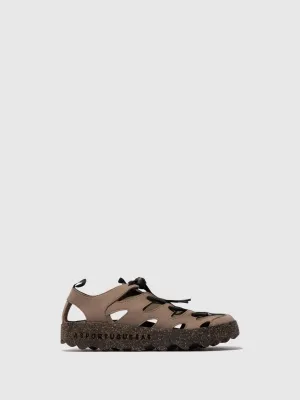 Round Toe Trainers CURE 2 M TAUPE
