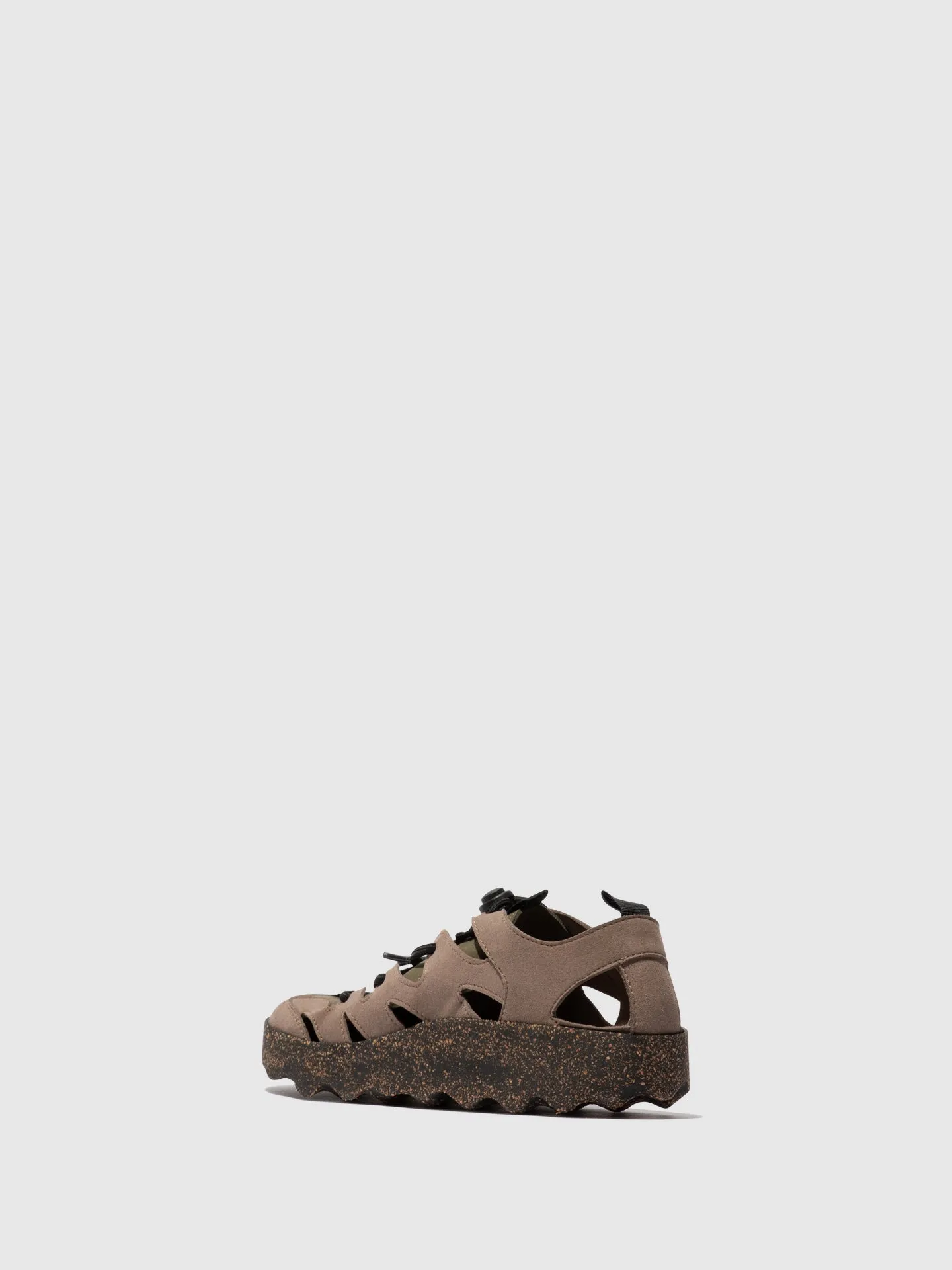 Round Toe Trainers CURE 2 M TAUPE