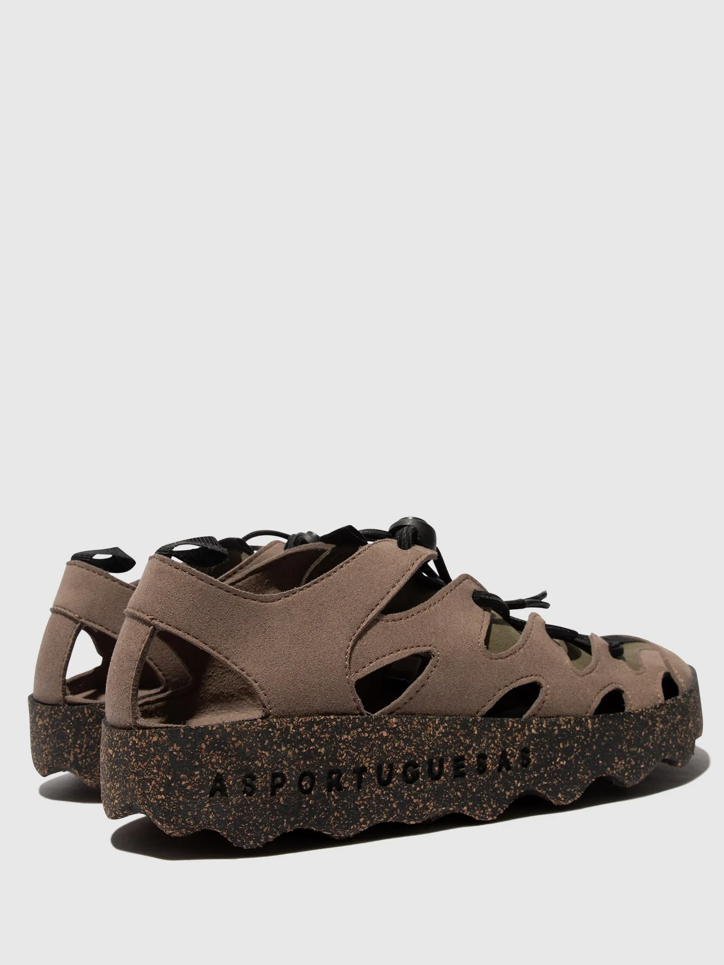 Round Toe Trainers CURE 2 M TAUPE