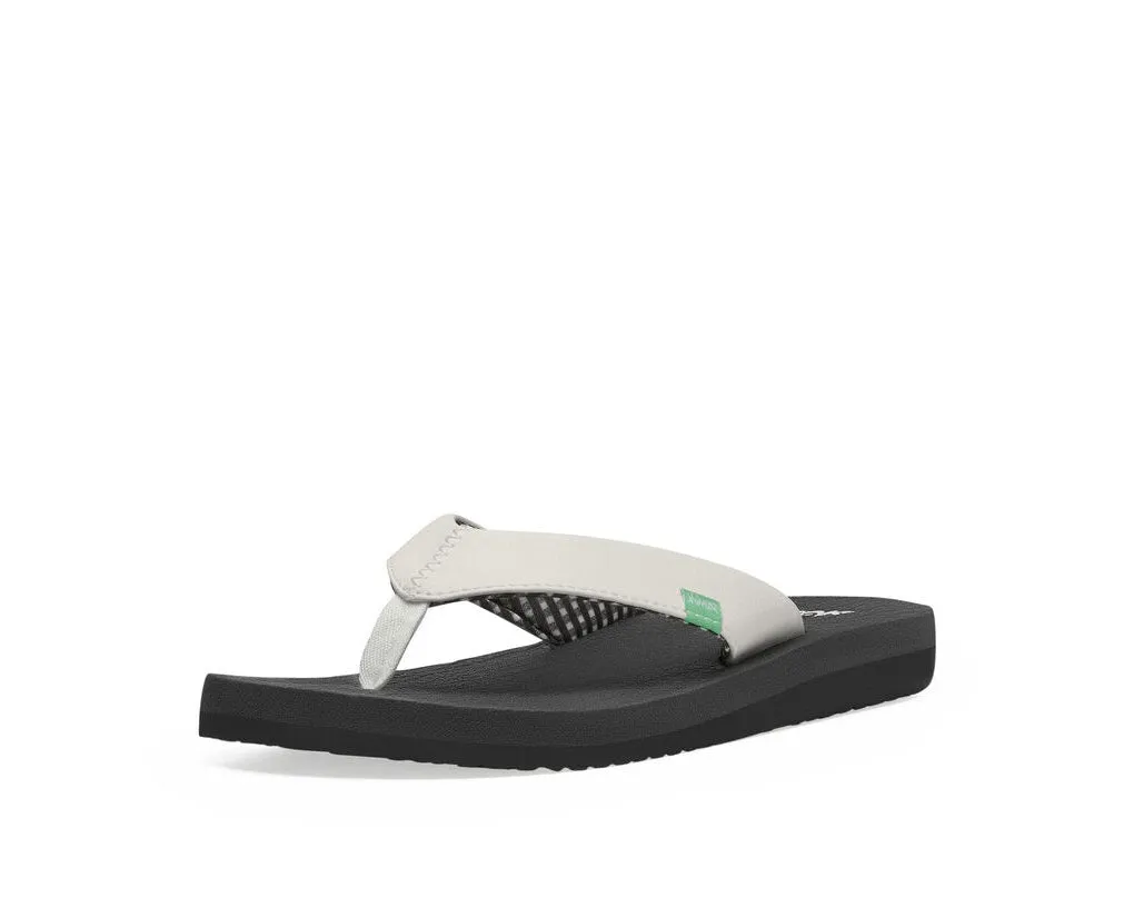 Sanuk Yoga Mat White Slip On Lightweight Cushioned Sandals