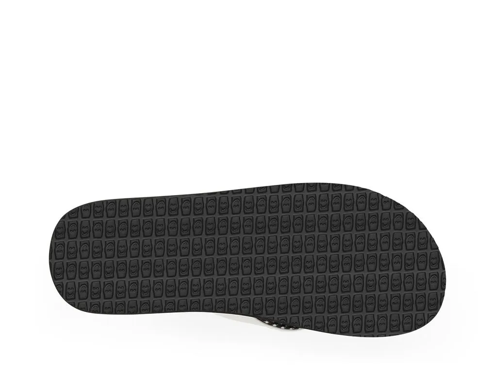 Sanuk Yoga Mat White Slip On Lightweight Cushioned Sandals