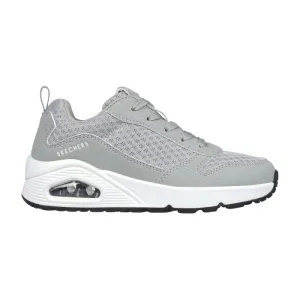 Skechers Uno Powex Unisex Grey Lace Trainers