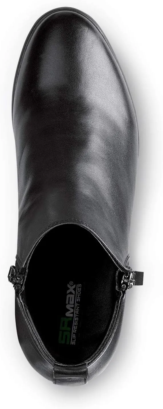 SR Max Reno, Women's, Black, Demi Boot Style Soft Toe Slip Resistant Work Shoe