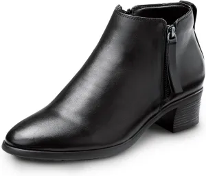 SR Max Reno, Women's, Black, Demi Boot Style Soft Toe Slip Resistant Work Shoe