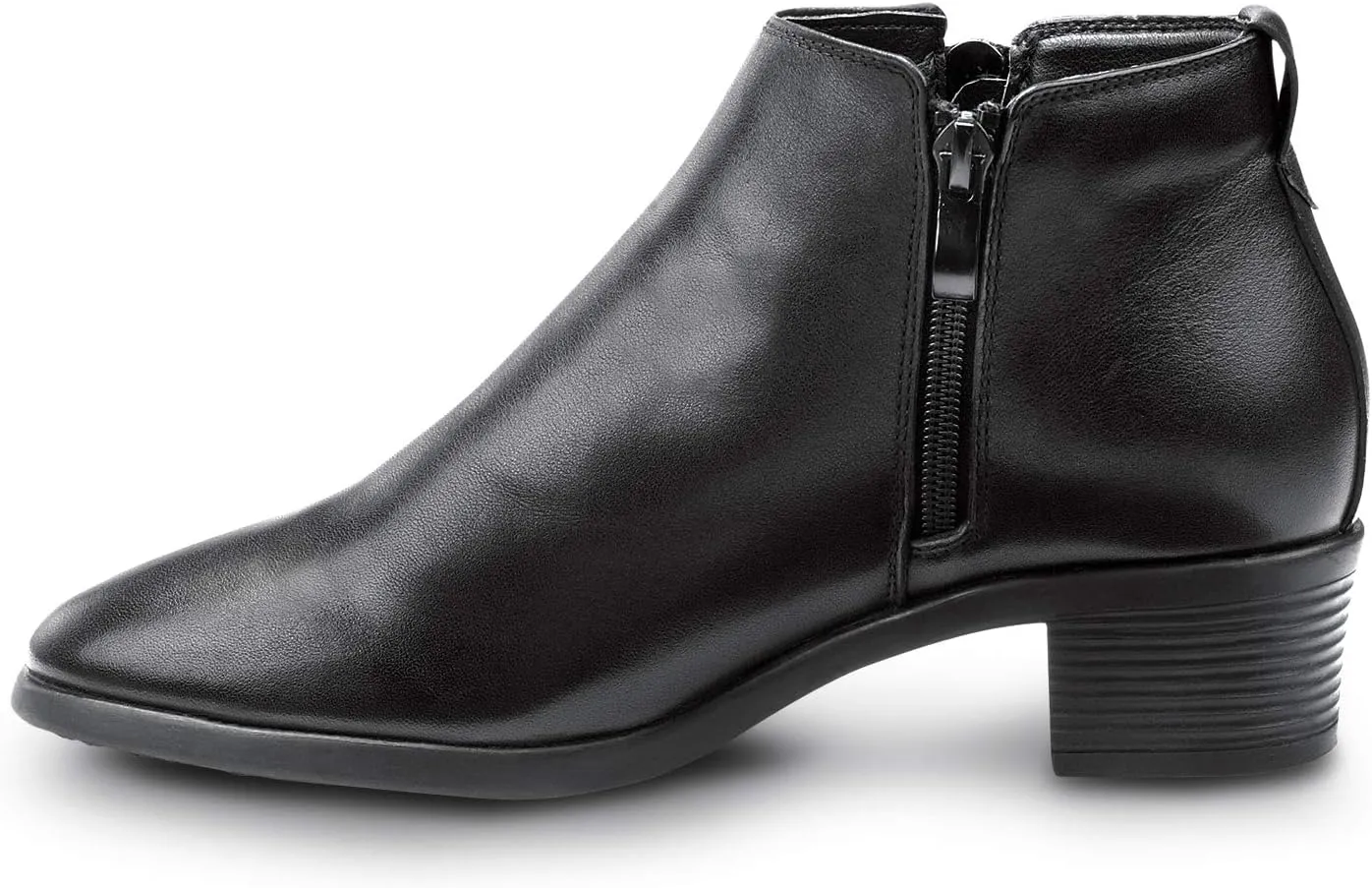 SR Max Reno, Women's, Black, Demi Boot Style Soft Toe Slip Resistant Work Shoe