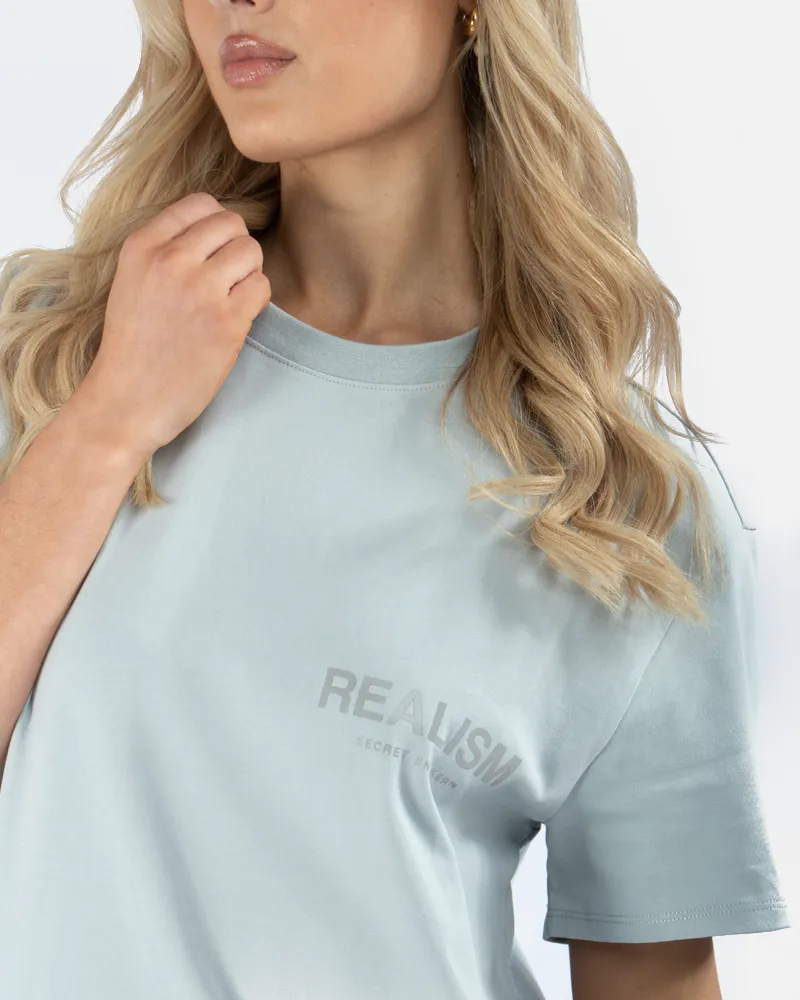 SSS REALISM BACK LOGO REFLECTIVE SUB SLATE TEE