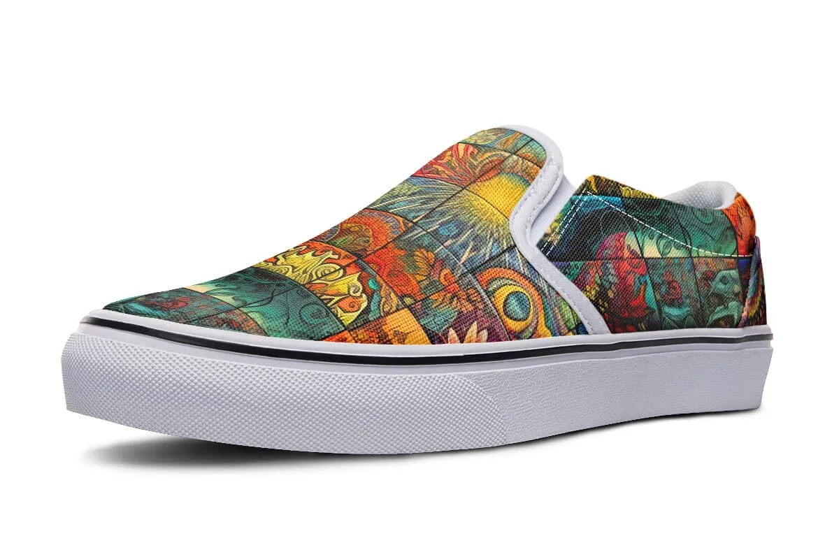 Sunny Blotter Slip on Shoes
