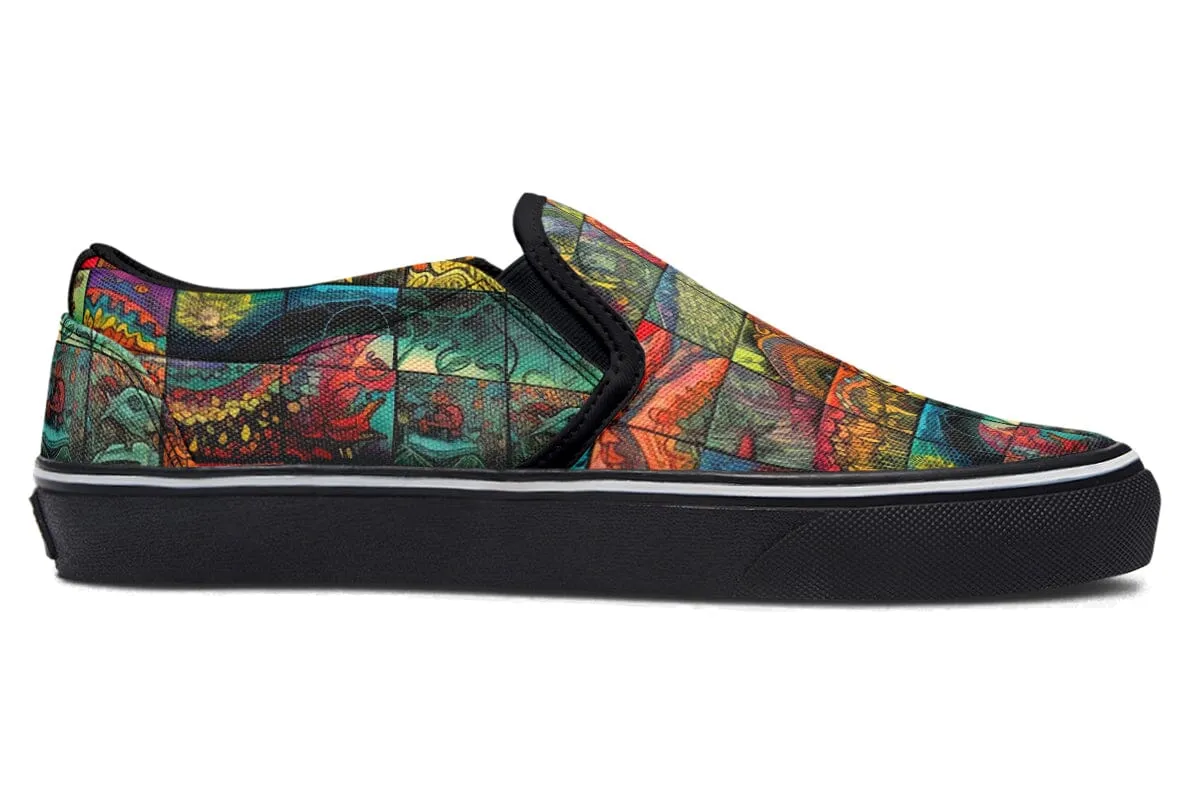 Sunny Blotter Slip on Shoes