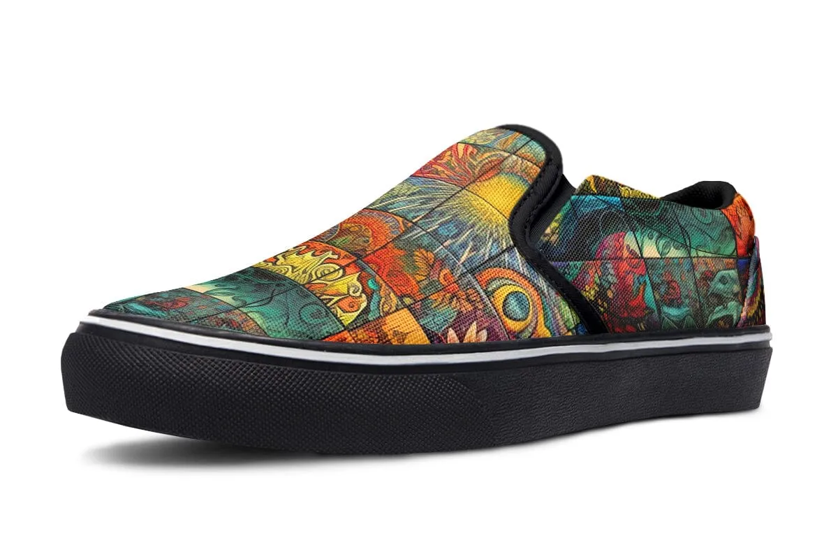 Sunny Blotter Slip on Shoes