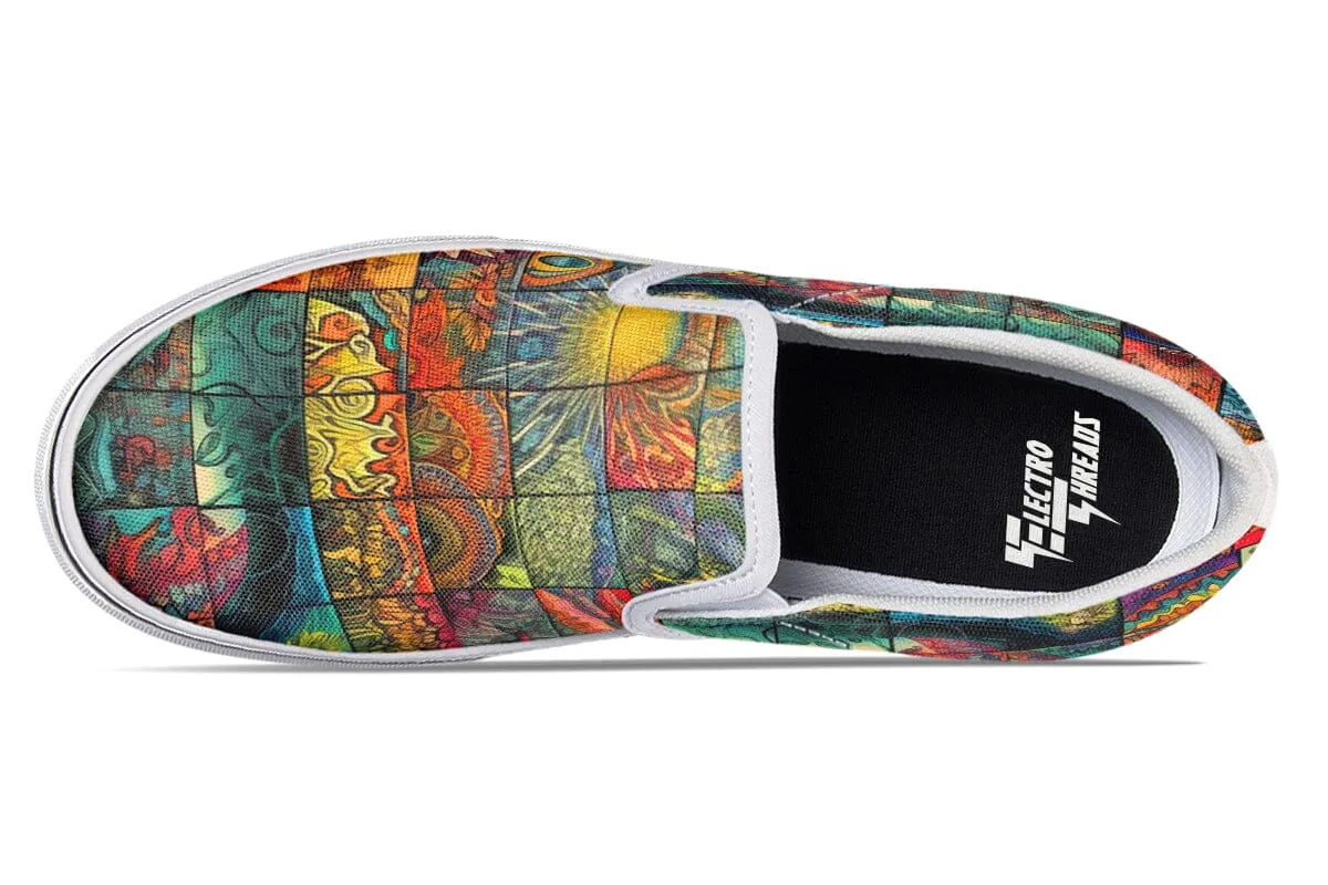Sunny Blotter Slip on Shoes