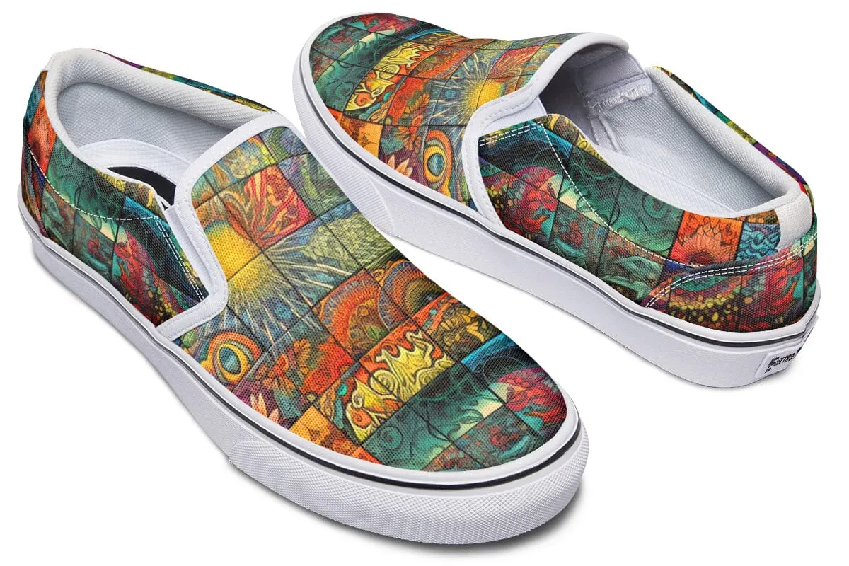 Sunny Blotter Slip on Shoes