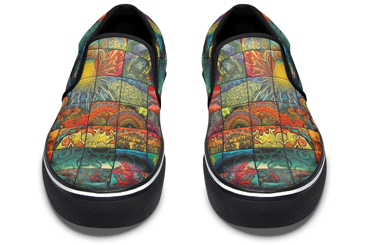 Sunny Blotter Slip on Shoes