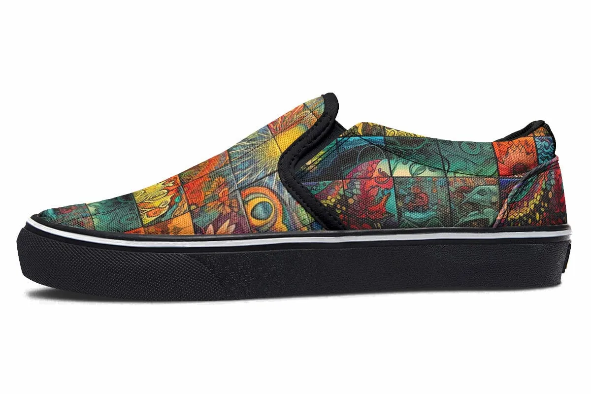 Sunny Blotter Slip on Shoes