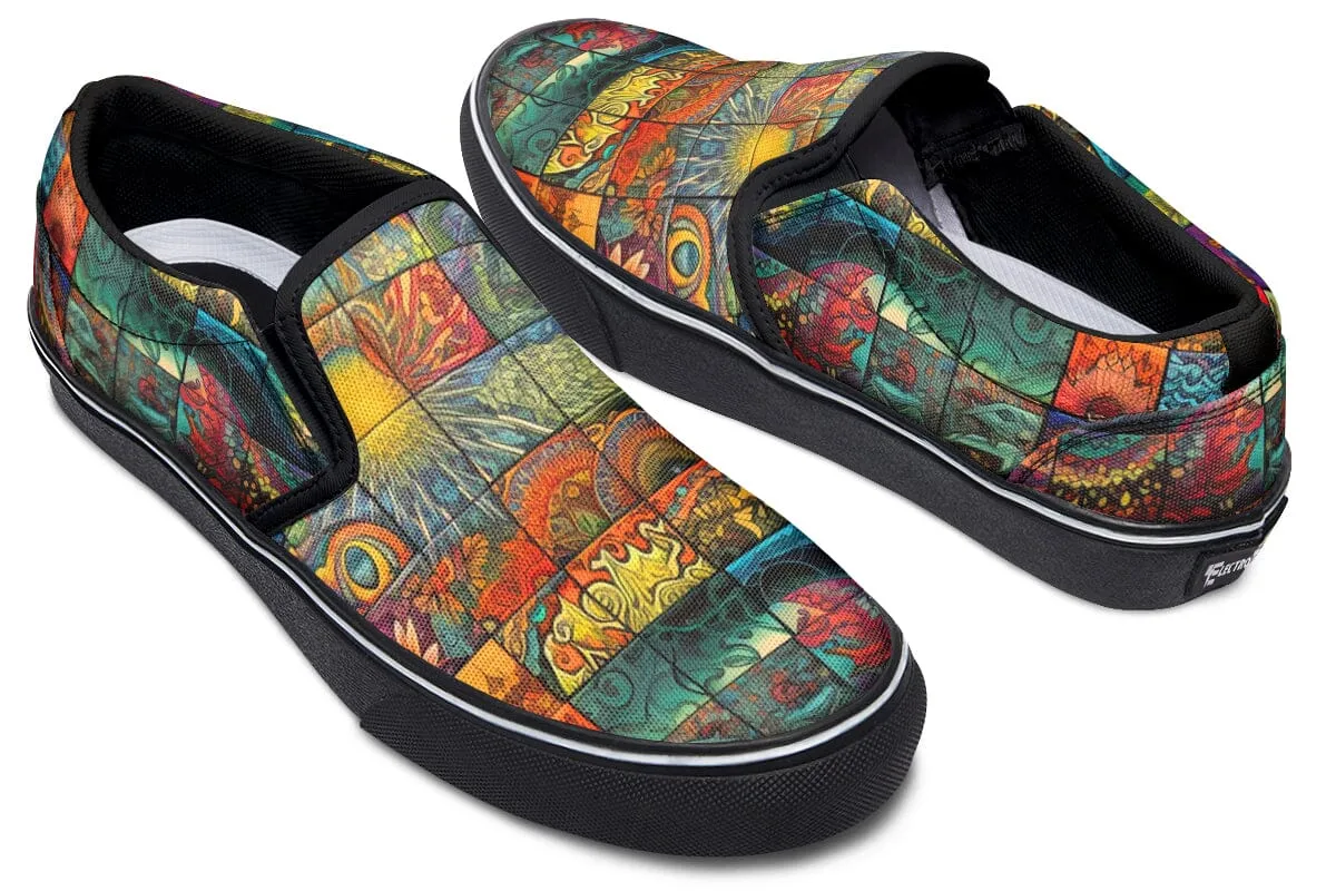 Sunny Blotter Slip on Shoes